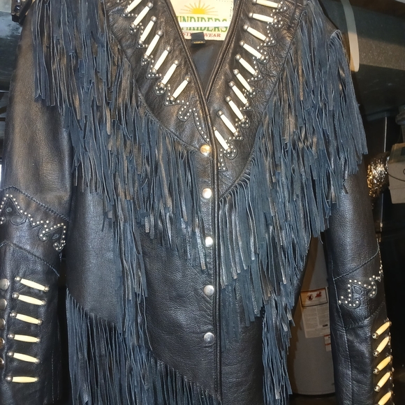 sunriders | Jackets & Coats | Riders By Lee Black Leather Jacket With ...